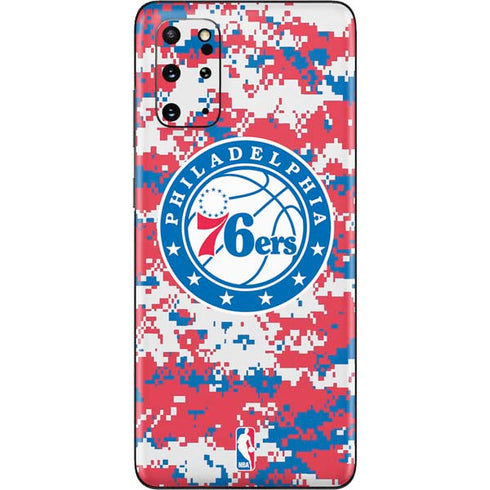 NBA Philadelphia 76ers Red Digi Camo Galaxy S20 Plus Skin